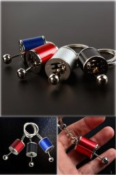 Hediyelik Anahtarlık Modifiyelik Vitesli Şanzıman Metal Şifter Hareketli Araba Kollu Vites Kutusu - 4