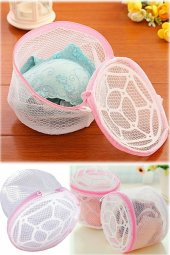 Sütyen Yıkama Çantası Sütyen Yıkama Hurcu Çamaşır Torbası Fermuarlı Sütyen Torbası Filesi - 1