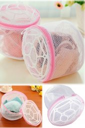 Sütyen Yıkama Çantası Sütyen Yıkama Hurcu Çamaşır Torbası Fermuarlı Sütyen Torbası Filesi - 2