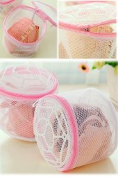 Sütyen Yıkama Çantası Sütyen Yıkama Hurcu Çamaşır Torbası Fermuarlı Sütyen Torbası Filesi - 5