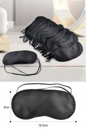 Uyku Göz Bandı Maskesi Işık Önleyici Maske Gözlük Maske Bant - 3