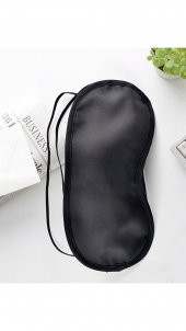 Uyku Maskesi Göz Bandı Maskesi Işık Önleyici Gözlük Maske Bant - 3