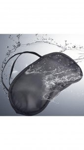 Uyku Maskesi Göz Bandı Maskesi Işık Önleyici Gözlük Maske Bant - 4