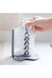 Lavabo Vantuzlu Bardak Yıkama Fırçası Bulaşık Temizleme Fırça - 1