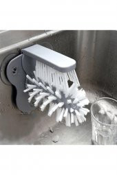 Lavabo Vantuzlu Bardak Yıkama Fırçası Bulaşık Temizleme Fırça - 4