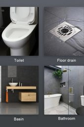 Hijyenik Akıllı Silikon Tuvalet Fırçası Banyo Lavabo Klozet Temizleme Aparatı Asılabilir Standlı Pro - 3