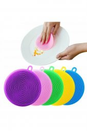 Silikon Bulaşık Yıkama Fırçası Tükenmeyen (2 Adet) - 1