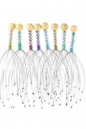 Kafa Masaj Aleti Baş Boyun Kafa Masaj Saç Kaşıma Teli thumbnail 2