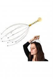 Kafa Masaj Aleti Baş Boyun Kafa Masaj Saç Kaşıma Teli thumbnail 5