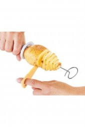 Spiral Patates Dilimleyici Aparat Çubukta Patates Cips Yapma - 1