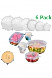 6 Lı Esnek Silikon Streç Kapak Seti thumbnail 2