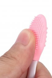 Cilt Temizleme Fırçası + Burun Siyah Nokta Temizleyici Dudak Peeling Fırça- Pembe - 7