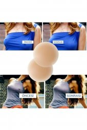Silikon Göğüs Ucu Kapatıcı Gizleyici Bant Aparat Nipple Pad - 3