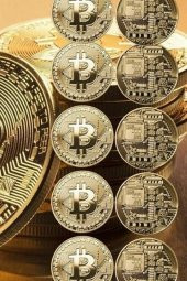 A Kalite Bitcoin Sanal Paranın Madeni Anı Hediyelik Metap Para Yuvarlak Coin - 7