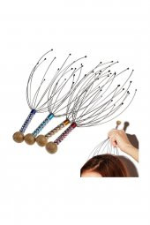 Manuel Kafa Masaj Teli Baş Ağrı Giderici Kafa Masaj Aleti - 6