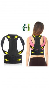 Dik Duruş Korsesi Kamburluk Önleyici Korse Erkek Bayan Sırt Omuz Dik Durmak Yürümek Için Korse - 2