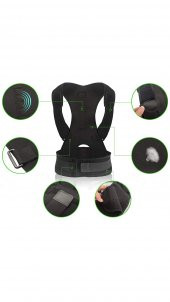 Dik Duruş Korsesi Kamburluk Önleyici Korse Erkek Bayan Sırt Omuz Dik Durmak Yürümek Için Korse - 3