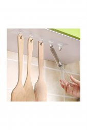 Ultra Güçlü Yapışkanlı Suya Dayanıklı Şeffaf 5li Askı thumbnail 6