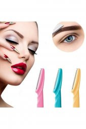 3lü Set Profesyonel Kaş Usturası Yüz Jilet Ve Kaş Şekillendirici Düzeltici - 3