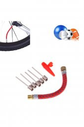 5 Parça Pompa İğne Seti Top Bisiklet Lastiği Şişirme İğneleri - 2