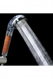 %50 Su Tasarruflu Ve Arıtmalı Doğal Taşlı Banyo El Duş Başlığı - 3