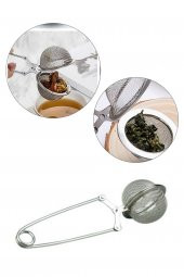 Paslanmaz Çelik Bitki Çayı Demleme, Maşa Çay Süzgeci - 1