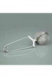 Paslanmaz Çelik Bitki Çayı Demleme Süzgeci Maşalı Çay Süzgeci thumbnail 1