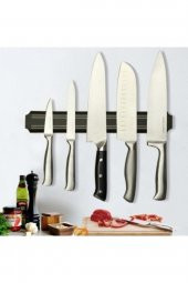 Mıknatıslı Bıçak Askısı Kepçe Tutucu Bıçak Tutucu Mıknatıs Askılığı 33 cm - 4