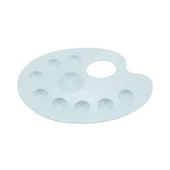 Kumaş Boyası 6 Ana Renk 30 Ml Resim Paleti ve 3 Adet Fırça Tişört Çanta Tekstil Boyası 30 ml 1 Paket - 3