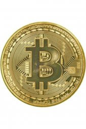 Koleksiyonluk Bitcoin Kripto Madeni Hatıra Para - 1