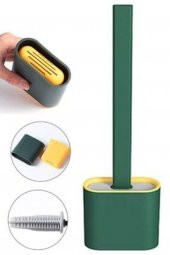 Silikon Banyo Tuvalet Klozet Fırçası Ve Tutucu Set - 3