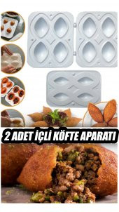 2x Pratik İçli Köfte Kalıbı Aparatı - Dolgulu İçli Köfte Yapma Aparatı (2 ADET) - 1