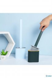 Tuvalet Fırçası Banyo Wc Temizlik Silikon Bükülebilir Fırça - 1