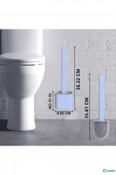 Tuvalet Fırçası Banyo Wc Temizlik Silikon Bükülebilir Fırça - 3
