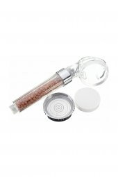 Kokulu Su Tasarruflu Banyo Duş Başlığı Arıtmalı Başlık Basınçlı Kireç Temizleme Batarya Aparatı thumbnail 1