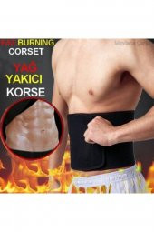 Termal Sauna Kemer Zayıflatan Kemeri Yağ Bel Göbek Eritme Incelme Terleme Korsesi Neopren Kumaş - 2