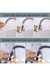 3 Fonksiyon Oynarbaşlı Musluk Başlığı Krmj - 2