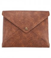 VEGAN LAPTOP / EVRAK ÇANTASI KAHVE - 1