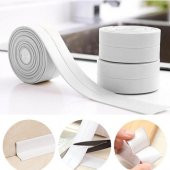 Su Sızdırmaz Bant Mutfak Lavabo Banyo Pencere Duvar Bandı Beyaz - 1