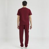 CERES Erkek Likralı Üniforma Takımı - Bordo - 2