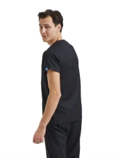 BASIC- Erkek Likralı Siyah Üniforma Üst thumbnail 3