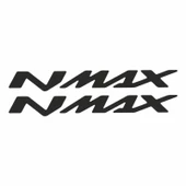 Yamaha Nmax Uyumlu Sele Altı Siyah Sticker Set - 1