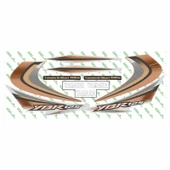 Yamaha Ybr 125 Uyumlu 2010 Sarı Sticker Set - 1