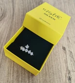 Swarovski Taşlı 6 Sıra Gümüş Yüzük - 6