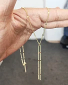 Ezme Köşeli Zincir Gümüş Şahmeran thumbnail 6