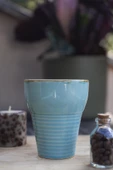 Turkuaz Kulpsuz Kupa Mug - 1