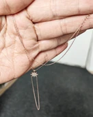 Yıldızlı Zirkon Taşlı Gümüş Şahmeran thumbnail 5