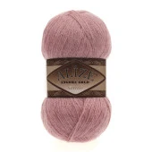 Alize Angora Gold Simli El Örgü İpi 144 Koyu Pudra - 1