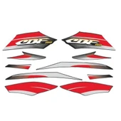 Honda Cbf 150 Uyumlu Stıcker Setı Siyah 002 - 1
