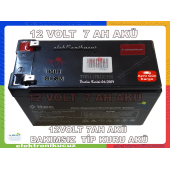 12 Volt 7A AKÜ 12 VOLT 7 AMPER KURU AKÜ 12V 7AH AKÜLÜ ARABA uyumlu 12V 7Ah - 12 Volt 7 Amper - 2